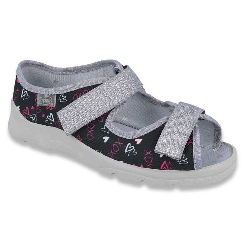 Sandali per bambini Befado per velcro 969y144 nero 1