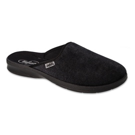 Ciabatte in pu da uomo Befado 548M032 nere nero 1
