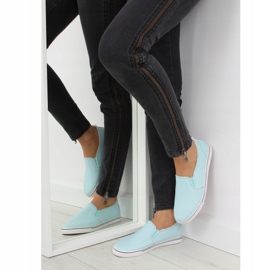 Sneakers slip-on blu xl08p L.BLUE 2