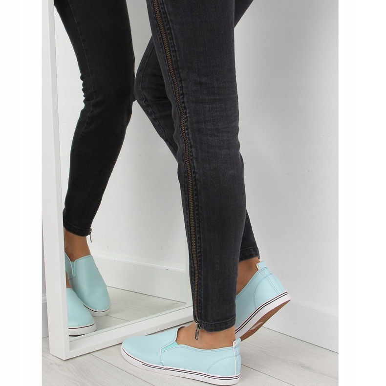 Sneakers slip-on blu xl08p L.BLUE 1