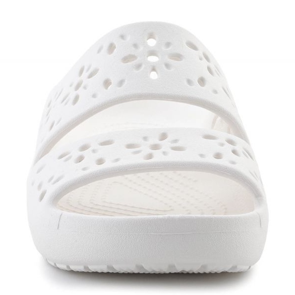 Crocs classico floreale floreale sandalo 210966-0wv infradito bianco 2