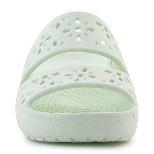 Crocs classico taglio floreale sandalo 210966-3yh Flip-flops verde 2