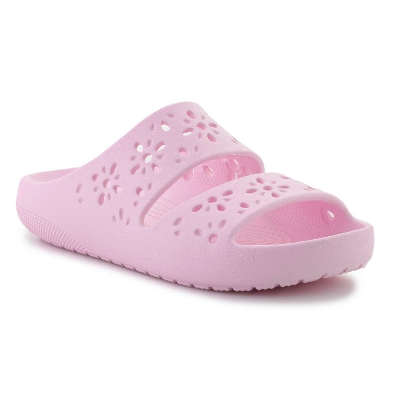 Crocs classico taglio floreale sandalo 210966-6W rosa 1