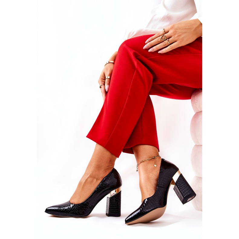 Lewski Shoes Lewski Pompe in pelle 3117 Nero 3