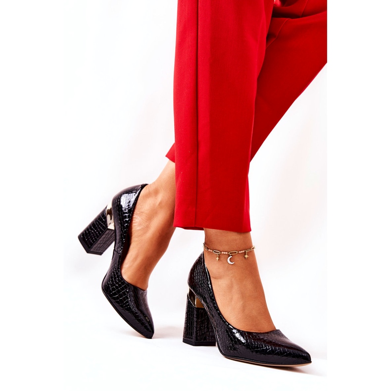 Lewski Shoes Lewski Pompe in pelle 3117 Nero 2