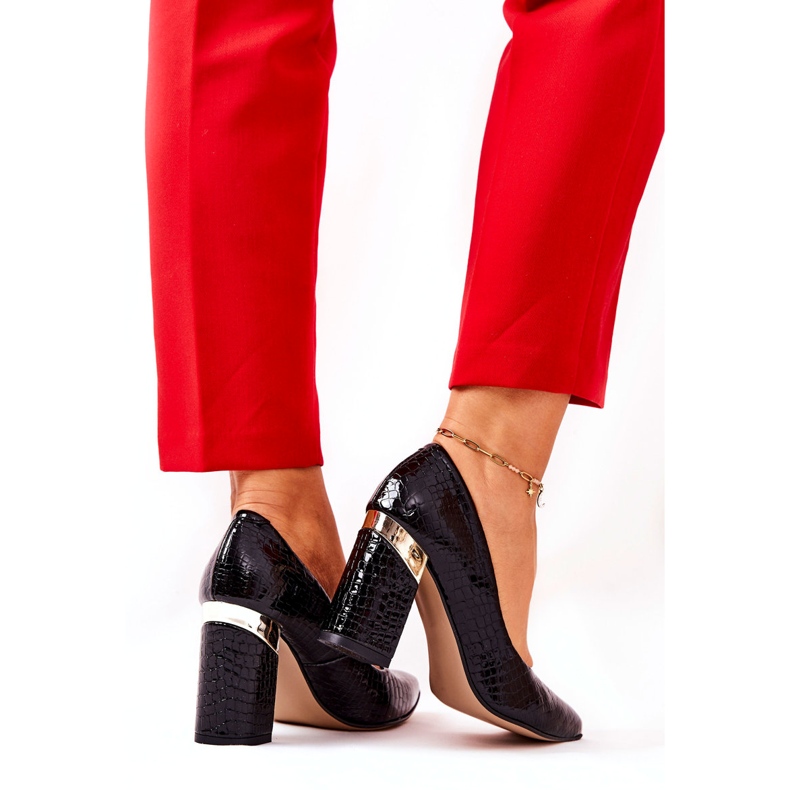 Lewski Shoes Lewski Pompe in pelle 3117 Nero 4