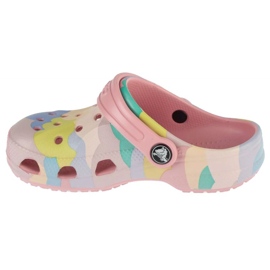 CROCS Baya Stagionale stampato CLOG 209728-606 Flip-flops rosa 1