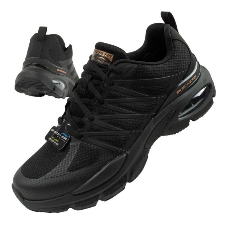 Skechers Schechers Air Ventura-Revell 232657/BBK Shoes nero 1
