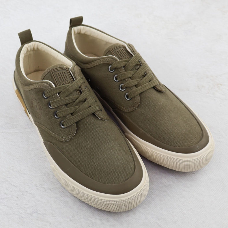 Sneaker tessili maschili Khaki Big Star RR174064 verde 2