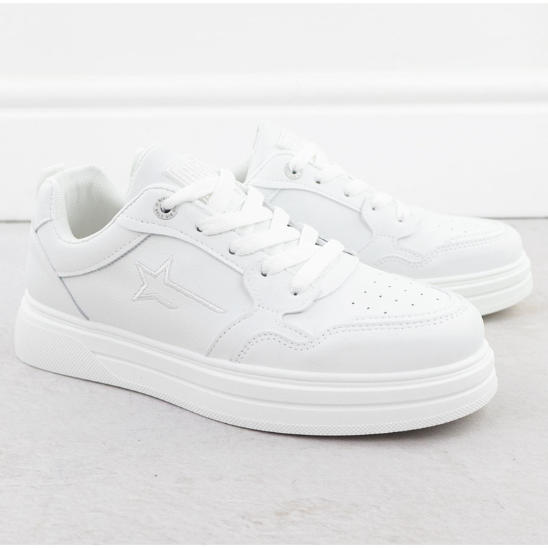Scarpe sportive maschili sneaker bianche big star rr174571 bianco 1