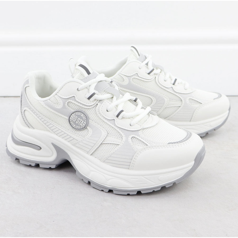 Scarpe sportive da donna Big Big Star RR274A191 bianca 2