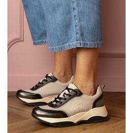 Sneaker sportive grigie donne grigio 1