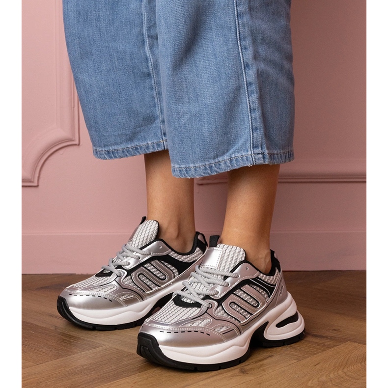 Sneaker d'argento sport sneaker 1