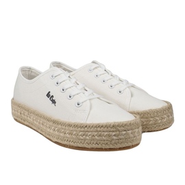 Scarpe da donna Espadrilles Lee Cooper LCW-25-44-3217LA bianco 1