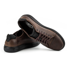 Polbut Scarpe da uomo in pelle 2109 marrone 3