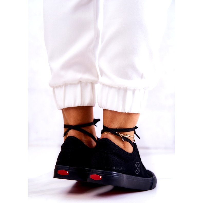 Sneakers materiale da donna Cross Jeans JJ2R4049C NERO 3