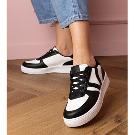 Sneaker nere sneaker decorate con glitter nero 2