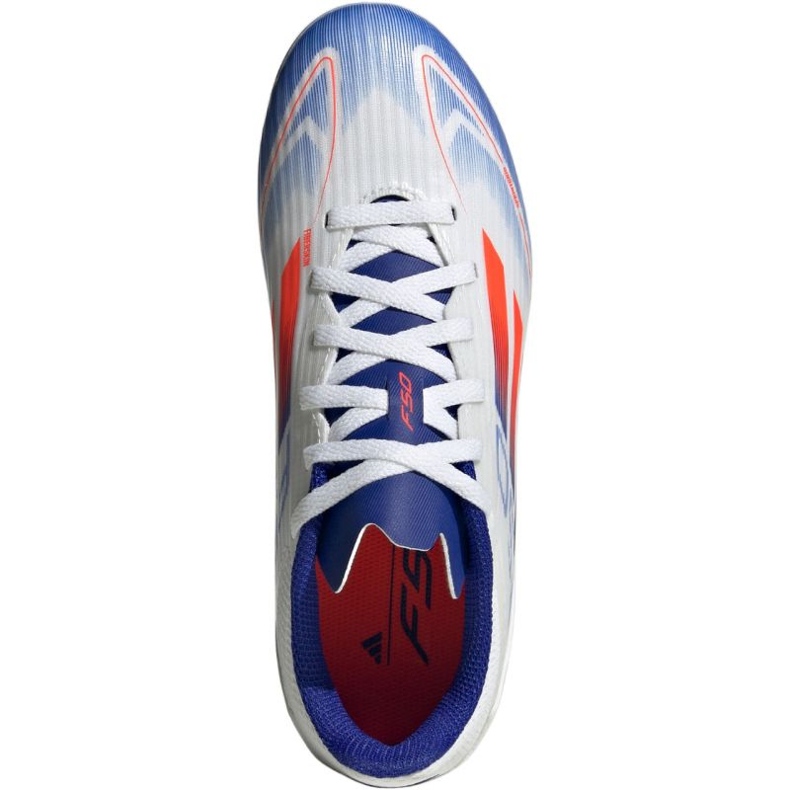 Scarpe da calcio Adidas F50 League FG/MG IF1367 bianca 3