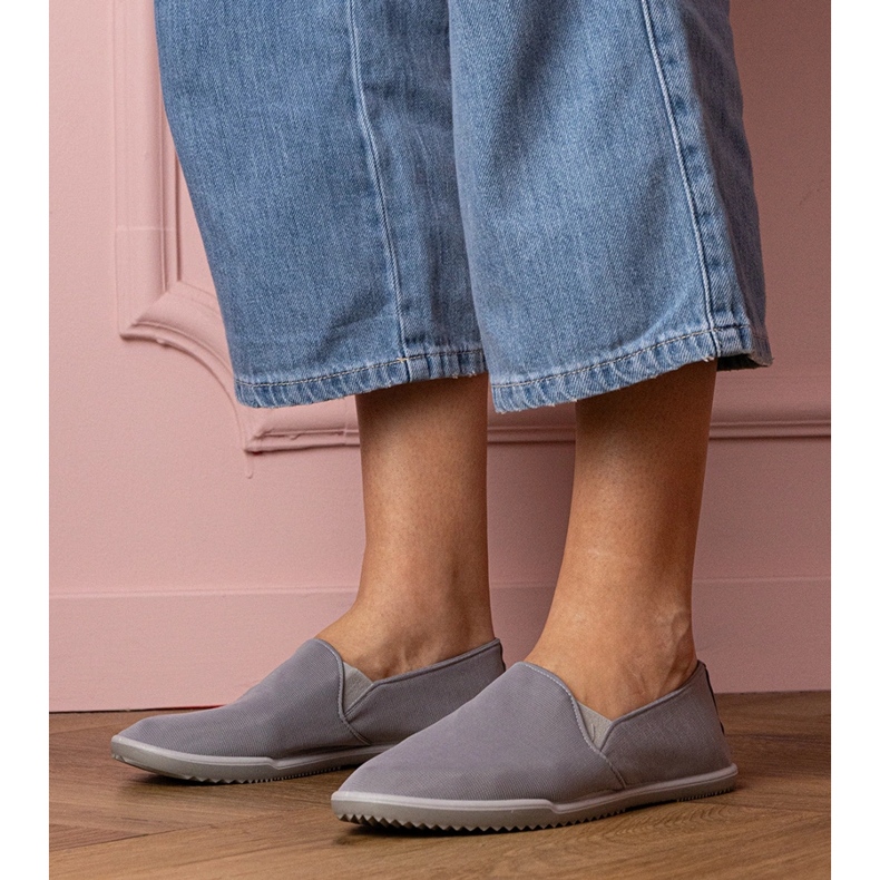 Sneaker sbloccate da donne grigie grigio 1