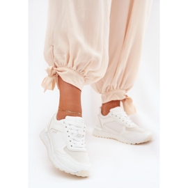 Scarpe sportive da donna bianche bianco 2