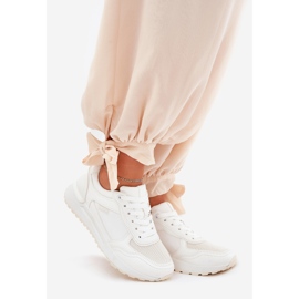 Scarpe sportive da donna bianche bianco 1