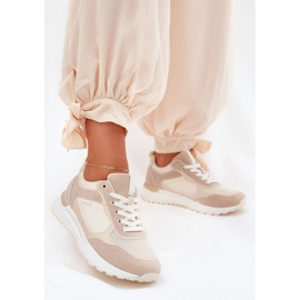Scarpe sportive da donna Beige 2