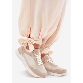 Scarpe sportive da donna Beige 1