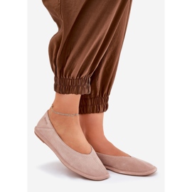 Ballerinas in pelle scamosciata femminile Big Star RR274081 Pink rosa 1