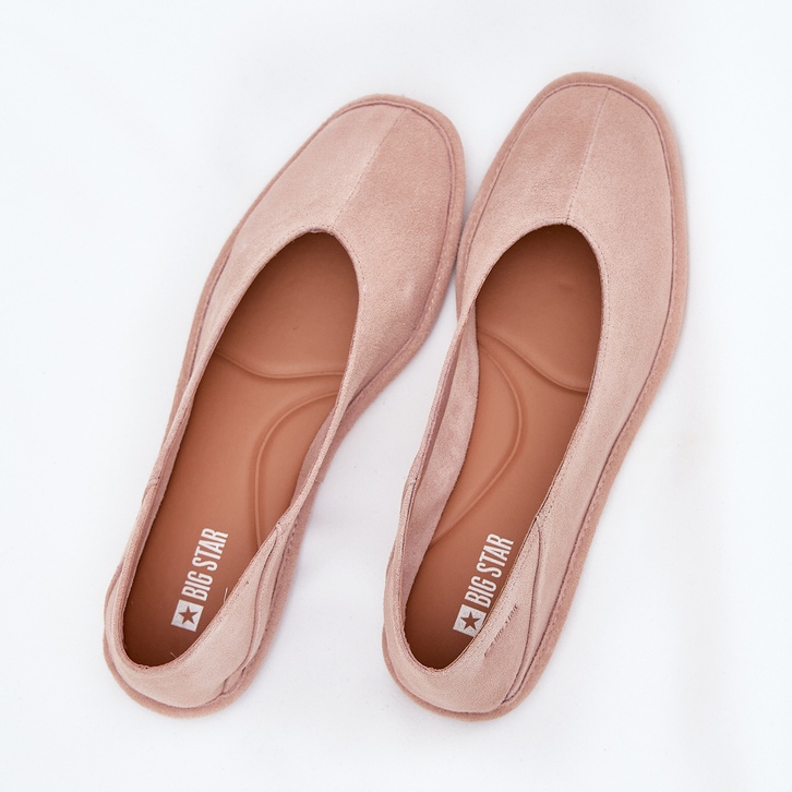 Ballerinas in pelle scamosciata femminile Big Star RR274081 Pink rosa 2