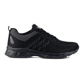 SHELOVET Scarpe da ginnastica in tessuto nero Dk da donna 1