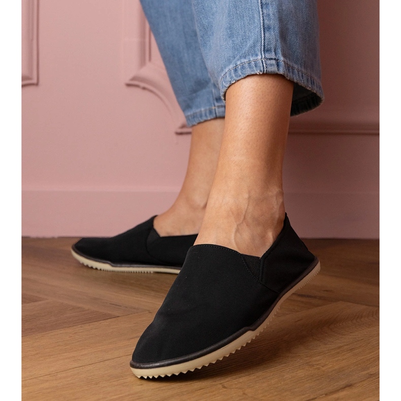 Black Women's Slip -Up Sneaker nero 1