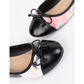 Ballerine colorate con naso nero multicolore 2