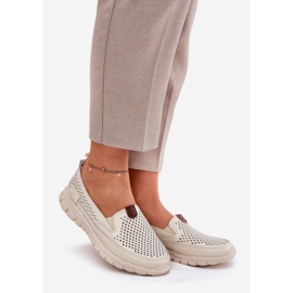 Openwork Vinceza 95336 Natural Ballerinas beige 1
