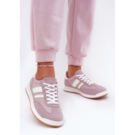 Evento Sneaker da donna con Eco Suede Purple viola 2