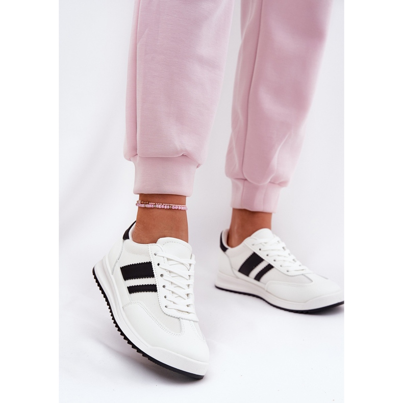 Evento Sneaker femminili con Eco Suede White bianco 2