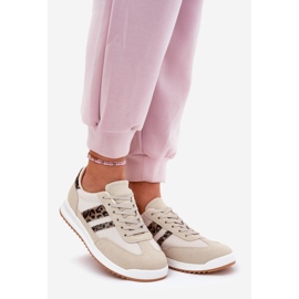 Evento Sneaker femminili con leopardo beige ecologio 1