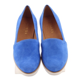 Badura Scarpe in pelle da donna blu 4