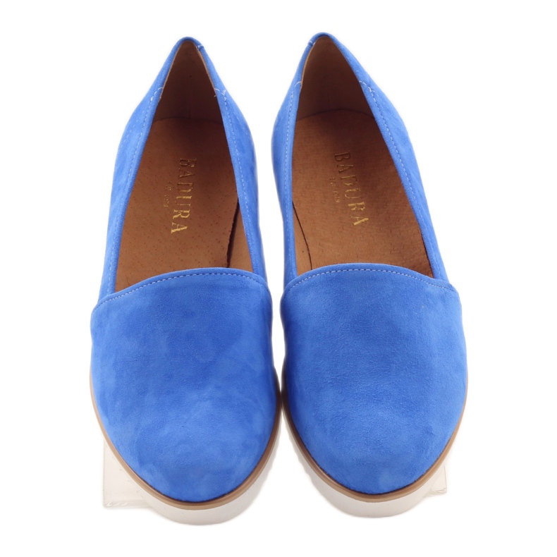 Badura Scarpe in pelle da donna blu 4