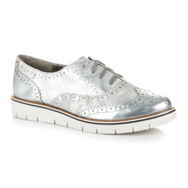 Kylie Scarpe stringate argento grigio 1