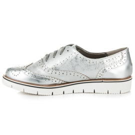 Kylie Scarpe stringate argento grigio 2