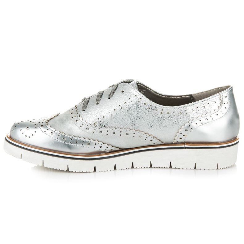 Kylie Scarpe stringate argento grigio 2