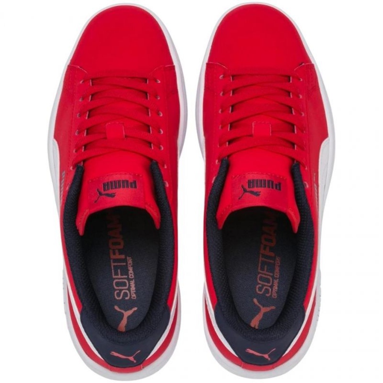 Scarpe Puma Smash v2 Buck High Risk 365182 07 rosso 1