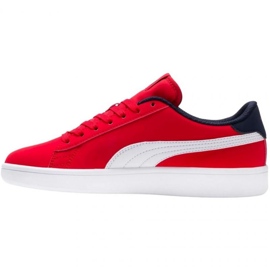 Scarpe Puma Smash v2 Buck High Risk 365182 07 rosso 2