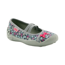 Ciabatte per ragazze prato Befado 116x227 rosa grigio 1