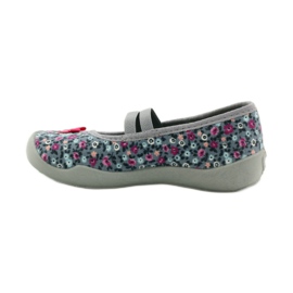 Ciabatte per ragazze prato Befado 116x227 rosa grigio 2