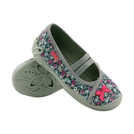 Ciabatte per ragazze prato Befado 116x227 rosa grigio 3
