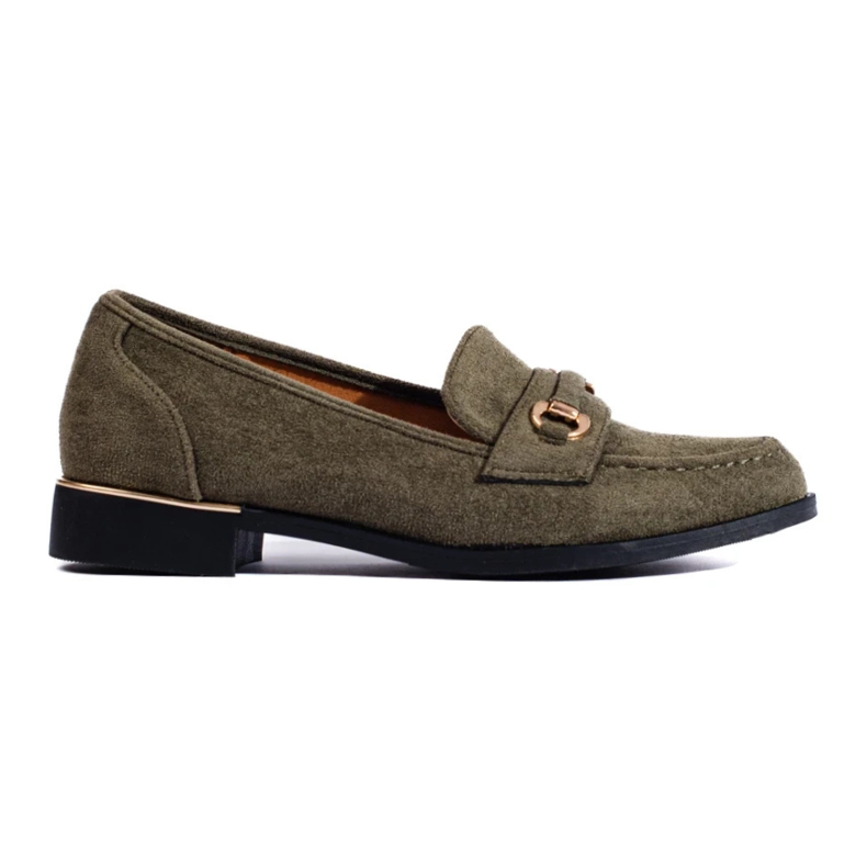 Lords in camoscio da donna verde Shelovet 2