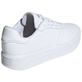 Scarpe Adidas Court Platform GV9000 bianca 2