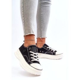 Big Star Sneaker femminili sulla grande unica grande stella nn274125 nero 2