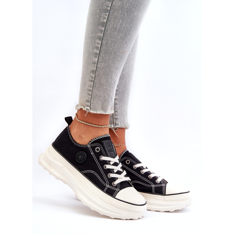 Big Star Sneaker femminili sulla grande unica grande stella nn274125 nero 1